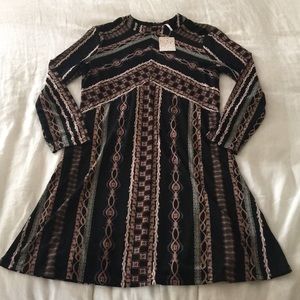 Free People Stella Printed Mini Dress